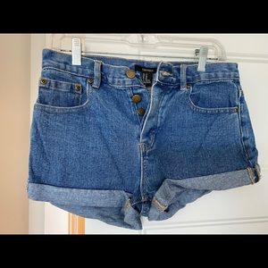 Forever 21 denim shorts